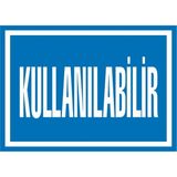 İzmir Serigrafi Kullanılabilir 2.6 mm PVC Uyarı Levhası 25 x 35 cm