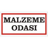 İzmir Serigrafi Malzeme Odası 2.6 mm PVC Uyarı Levhası 17 x 35 cm