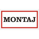 İzmir Serigrafi Montaj 2.6 mm PVC Uyarı Levhası 17 x 35 cm