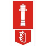 İzmir Serigrafi Yangın Hidratı 2.6 mm PVC Uyarı Levhası 17 x 35 cm