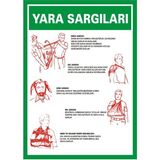 İzmir Serigrafi Yara Sargıları 2.6 mm PVC Uyarı Levhası 25 x 35 cm
