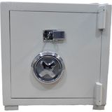 Izmir Zırhlı Para Kasası Krem 40CM - Beyaz