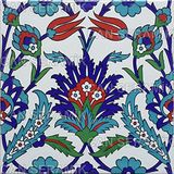 İznik Çini Karo CÇ-19 (20*20 Cm.) 5'li 1 Paket - Can Seramik