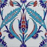 İznik Çini Karo CÇ-2 (20*20 Cm.) 5'li 1 Paket - Can Seramik