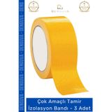 #İzolasyonbandı Çok Amaçlı Tamir Onarım Güçlendirme Yalıtım İzolasyon Bandı 48Mm X 10M - 3 Adet