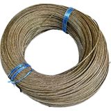 İzoleli Çelik Halat 3mm x 10 Metre, PVC Kaplamalı Paslanmaz Çelik Tel Halat, Çok Amaçlı Bağlama İpi, Çamaşır Askısı, Bahçe ve Kurulum İçin Dayanıklı Metal Kablo