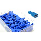 İzoleli Dişi 6,3 Mm Kablo Terminali Mavi (1,50-2,50Mm Gffd-2638) 200 Adet