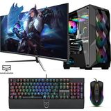 İzoly Beldum Y i3-10100F 16GB RAM 256GB SSD RX 580 FreeDOS 27 inç Monitör Oyun Bilgisayarı