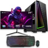İzoly E-Vix Narcissus İ3-10100F 16GB 256GB M.2 Nvme Rx 580 8gb 24" Oyuncu Masaüstü OEM Seti