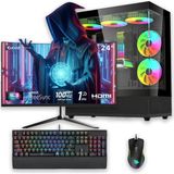 İzoly E-Vix Priam I5-12400F 16GB 256GB M.2 Nvme Rtx 4060 8GB 24" Oyuncu Masaüstü OEM Seti