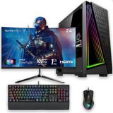 İzoly E-Vix Uranus I5-10400F 16GB 512GB M.2 Nvme SSD Rx 580 8gb 24" Oyuncu Masaüstü OEM Seti