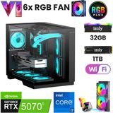 İzoly Elite X2 İ7 14700F 32GB DDR5 Ram 1TB M.2 SSD RTX5070TI 16GB 240MM RGB Sıvı Soğutma Oyuncu Oem Seti