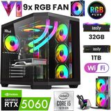 İzoly GTA 16X i5 12400F 32GB DDR5 1TB M.2 NVMe RTX 5060 8GB 240mm Sıvı Soğutma Oyuncu Oem Seti