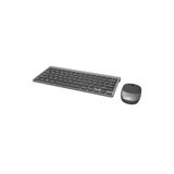 İzoly KM9500 Kablosuz Q- Klavye Mouse Set Siyah-Gümüş