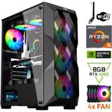 İzoly Marduk Ryzen 5 5500 16GB 512GB M.2 NVMe SSD RTX 5060 GDDR6 8GB Oyuncu Oem Seti