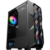 İzoly Midgard Fanlı Rgb LED USB 3.0 4X120MM ARGB FAN 500W Atx Oyuncu Kasası - Mat Siyah - 500 W