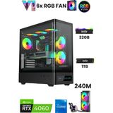 İzoly NextGen B i5-13400F 32GB 1TB M.2 NVMe RTX 5060 8GB 240mm Sıvı Soğutma Oyuncu Oem Seti