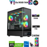 İzoly NextGen C i5-13400F 32GB 1TB M.2 NVMe RTX 5060Ti 8GB 240mm Sıvı Soğutma Oyuncu Oem Seti