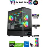İzoly NextGen F i5-14400F 32GB 1TB M.2 NVMe RTX 5060Ti 8GB 240mm Sıvı Soğutma Oyuncu Oem Seti