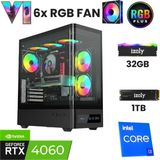 İzoly Odin i3 12100F 32GB DDR4 RAM 1TB Nvme M.2 SSD RTX5060 8GB Oyuncu Oem Seti