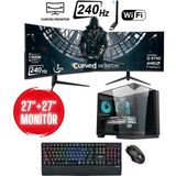 İzoly Sune X Ryzen 5 5500 32GB 256GB M.2 NVMe 512GB SSD RTX 5060 8GB 27″+ 27″ 240Hz Oyuncu OEM Paketi