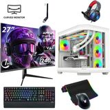 İzoly T52-Y White Ryzen 7 5700X 32GB 1TB M.2 NVME RTX 5060 8GB 240mm Sıvı Soğutma 27" 240HZ Oyuncu Oem Seti