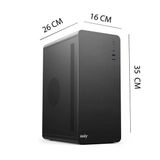 İzoly U200 USB 3.0 350W Matx Bilgisayar Kasası Siyah