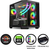 İzoly VTG X24 Ryzen 7 5700X 32GB DDR4 1TB M.2 NVMe RTX 5060 8GB Oyuncu Oem Seti