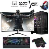 İzoly Witcher R5 5500 16GB 512GB M.2 NVMe SSD RX 580 8GB 24" Oyuncu Oem Seti