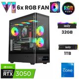 İzoly X6 İ5 12400F 32Gb Ddr4 Ram 1Tb Nvme M.2 Ssd Rtx3050 6Gb Oyuncu Oem Seti