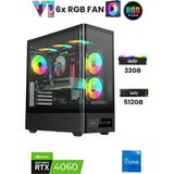 İzoly X7 i5 12400F 32GB DDR4 RAM 512GB Nvme M.2 SSD RTX5060 8GB Oyuncu Oem Seti