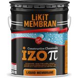 İzopi Likit Membran 17 lt Kauçuk Modifiyeli Su Yalıtım Ürünü Yapışkanlı Özelliklerle