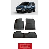 izoref Citroen Berlingo 2025 Model 5d Ekstra Havuzlu Paspas - Siyah