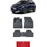 izoref Citroen C5 Aircross 2023 Model 5d Ekstra Havuzlu Paspas - Siyah