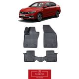 izoref Fiat Egea Sedan 2018 Model 5d Ekstra Havuzlu Paspas - Siyah