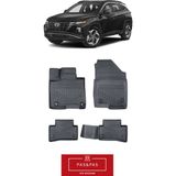 izoref Hyundai Tucson 2021 Model 5d Ekstra Havuzlu Paspas - Siyah