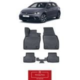 izoref Volkswagen Polo 2019 Model 5d Ekstra Havuzlu Paspas - Siyah