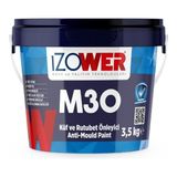 İzower Izower M 30 Beyaz Anti-Mold Paint 3,5 kg Küf ve Rutubet Önleyici Yüksek Performanslı Malzeme