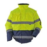 Izrasa 300 D Oxford Reflektörlü Kolları Çıkmalı Pilot Mont (NT60) - 2XL - Sarı