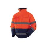 Izrasa NT60 Kolları Çıkmalı Sarı Lacivert Bomber Mont
