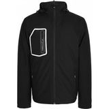 Izrasa Proline NT110 Teknik Outdoor Mont | Su Geçirmez, Nefes Alabilir, Reflektörlü, Gizli Kapüşonlu Profesyonel Iş Montu - Siyah - XL