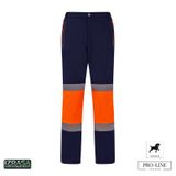 Izrasa SMP/N Lacivert Turuncu Softshell Kumaş Teknik Kontrast Pantolon