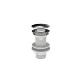 İZYAPI Taşmasız Aç Kapa Körüklü Lavabo Sifonu Metal Krom 220039
