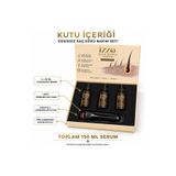 Izzo Hair Boost Saç Bakım Serumu 3 x 50 ml + Dermaroller Tarak | Biotin Kafein Saw Palmetto İçerikli
