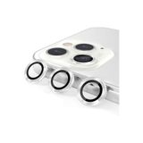 izzytech iPhone 12 Pro Max ile Uyumlu Ultra Dayanıklı Çizilmez Silver Renk Kamera Lens Koruyucu