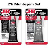 J-B Weld Ultimate Grey Conta - Jb Weld Ultimate Black Conta 3oz (Sıvı Conta)