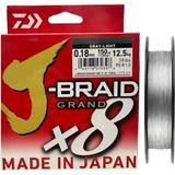 J-Braid Grand 135MT 0.18MM 8x Gray Light Ip Misina - Standart