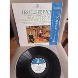 J.c. Bach / W.f. Bach - Les Fıls De Bach 3 Concertos -1975 Japonya Basım Lp Plak Albüm Obi’li 2. El