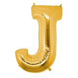 J Harf Altın 100 cm Folyo Balon