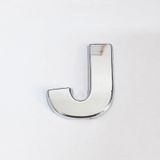 J Harfi 3,75 Cm Krom Yapışkanlı